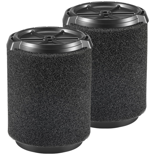 VF7000 Filter Replacement Compatible with 5-20 Gallon Wet/Dry Vacuums Cleaners And Husky 6-9 Gallon Vacuum Cleaners Replacement Filter, 2 Pack