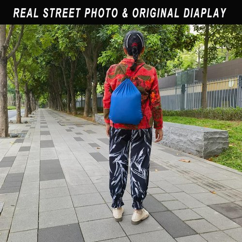 CAIHONG Drawstring Bags - 100 Pack Cinch Backpack Sacks in 20 Vibrant Colors for Gym & Travel