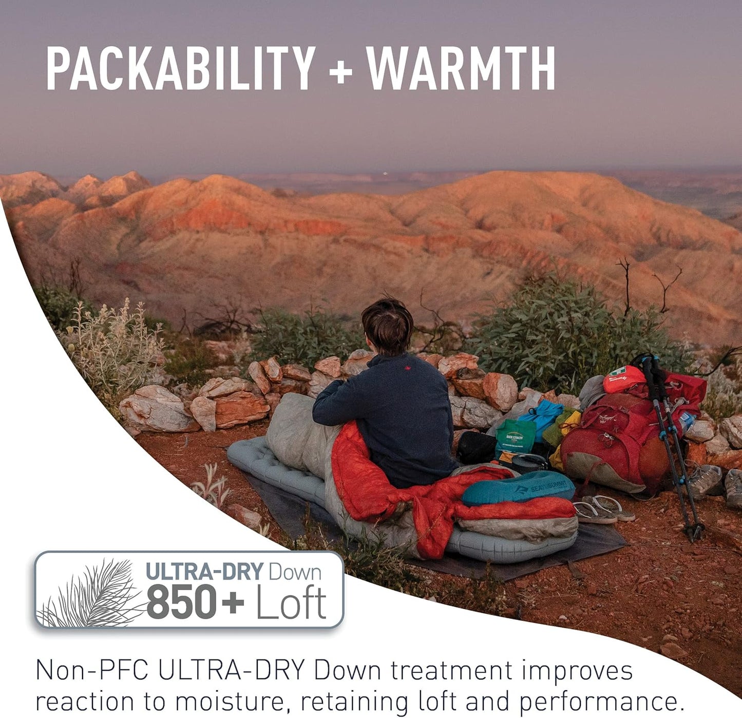 Sea to Summit Flame Ultralight Women's Down Sleeping Bag - Compact & Warm for Outdoor Adventures