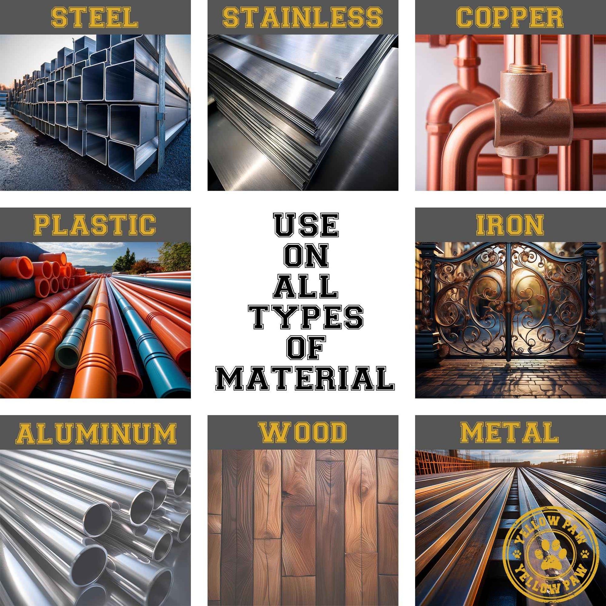 3/4 Inch Drill Bit for Metal - Industrial Grade M35 Cobalt Titanium Aluminum Nitrite - 3/4" Diameter & Total Length of 6" with Working Length of 3" Easily Drill Into Metal, Steel, & Aluminum