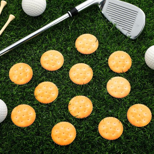Foilswirl 12 Pcs Cookies Golf Ball Markers Funny Golf Ball Markers Gifts Accessories Sets for Men Women Golfer Gifts, 1.57 in