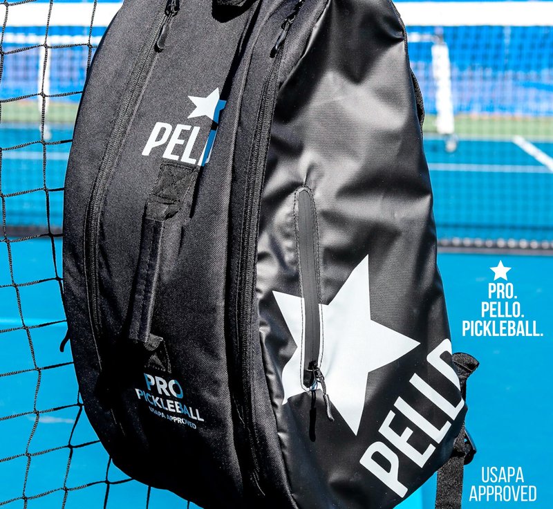 PELLO Professional Pickleball Bag | Carry Your Gear in Style | Comfort for Peak Performance on the Court | Adjusted Shoulder Straps | Long-Lasting Performance | Functionality, Durability, and Style