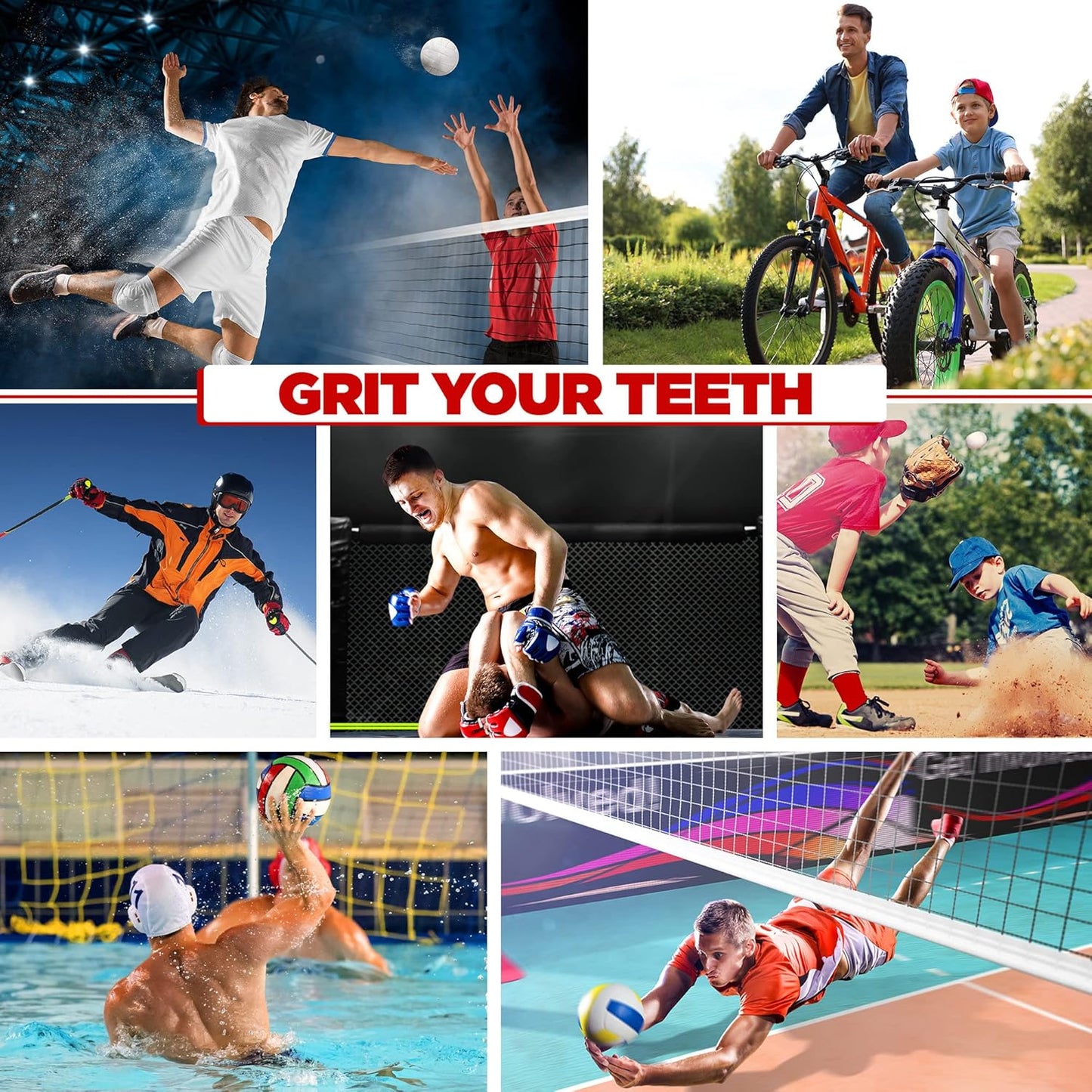 RDX Mouth Guard - Adult Gum Shield for Boxing, MMA, Kickboxing & More | Includes Storage Case, Fits Ages 12+