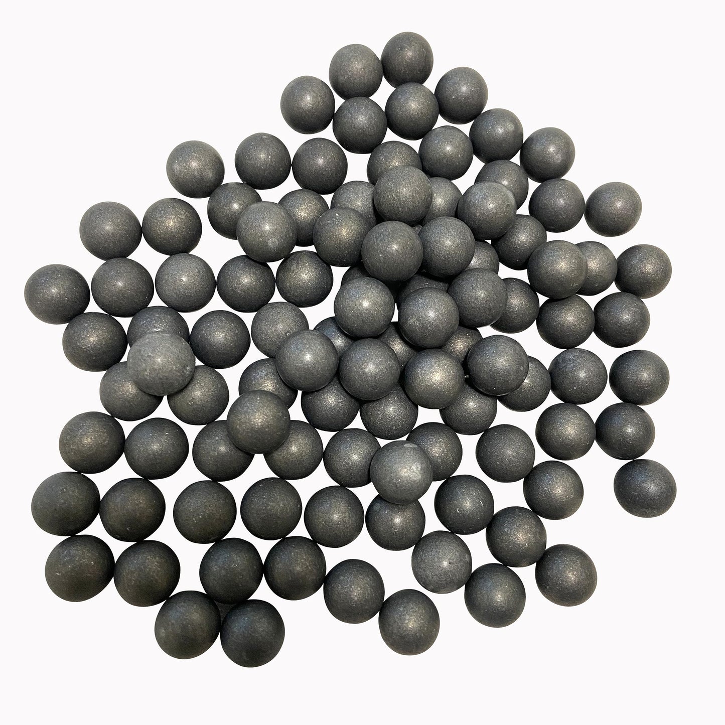Alien Play 43 Caliber Aluminum Balls 100 X .43 Cal Self Defense Alu Ammo 1.8 Grams Solid Balls for Training and Target Practice Fit for PPQ G17 (Metallic Grey, Aluminum)