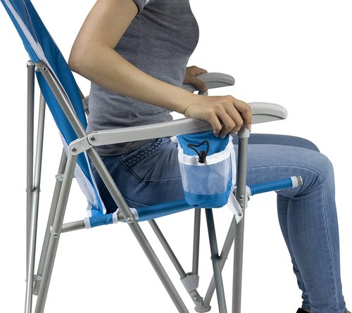 GCI Outdoor Folding Beach Chair - Waterside Captain's Design for Ultimate Comfort