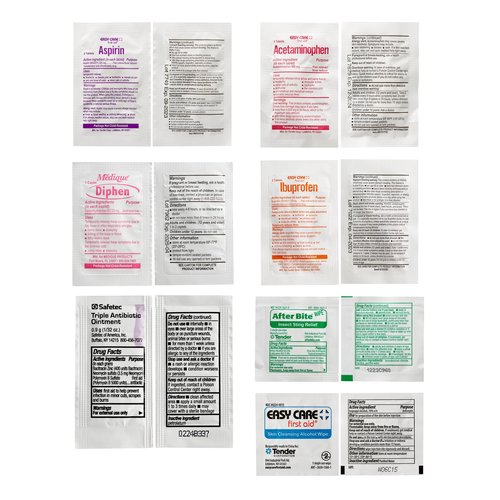 Adventure Medical Kits Mountain Series Medical Kit - Hiker - Emergency Medical First Aid Kit - for 2 People for 2 Days - Comes with a Trauma Pad, Medicine, Guide Book & More - Forest