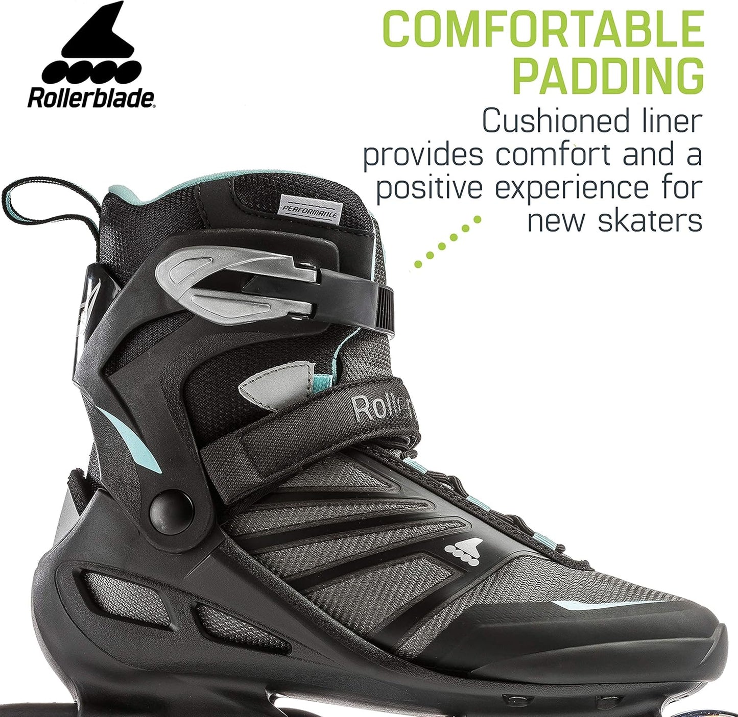 Rollerblade Zetrablade Women's Inline Skates - High-Performance Fitness Skating | Comfortable Fit