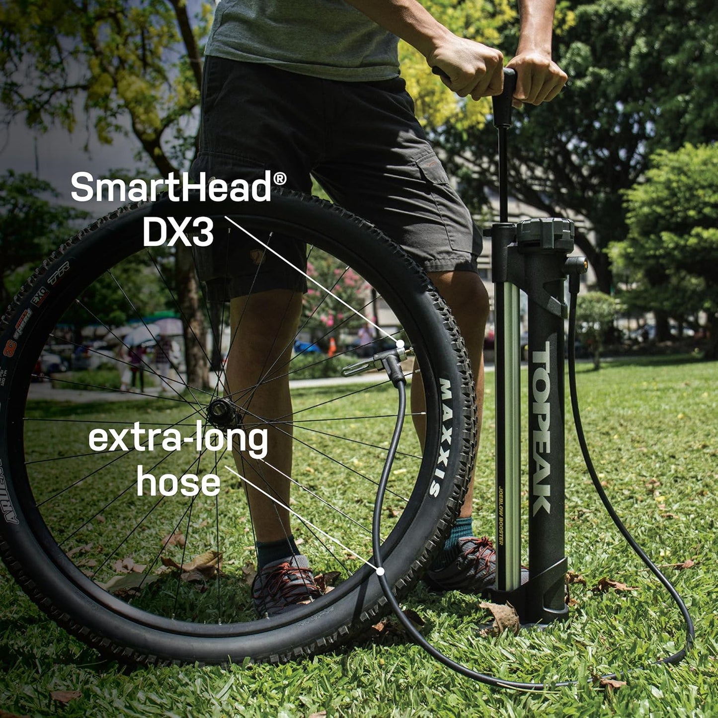 Topeak JoeBlow Booster Bike Pump - High-Pressure Performance | Durable Design for All Bikes