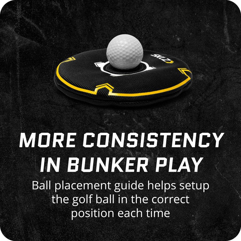 SKLZ Bunker Caddie Golf Training Aid: Perfect Your Bunker Shots with Precision & Style, 3 Discs Included