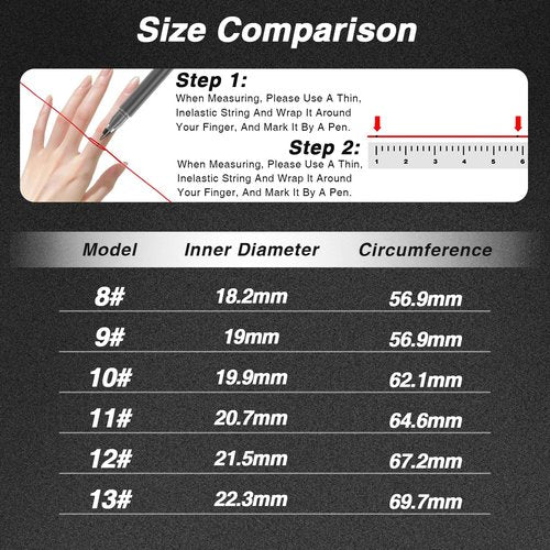 Lermayal Smart Ring Women, Smart Ring Men Fitness Tracker with Heart Rate, Blood Oxygen, Sleep Monitoring, Step Counting, IP68 Waterproof for iPhone and Android (#12)