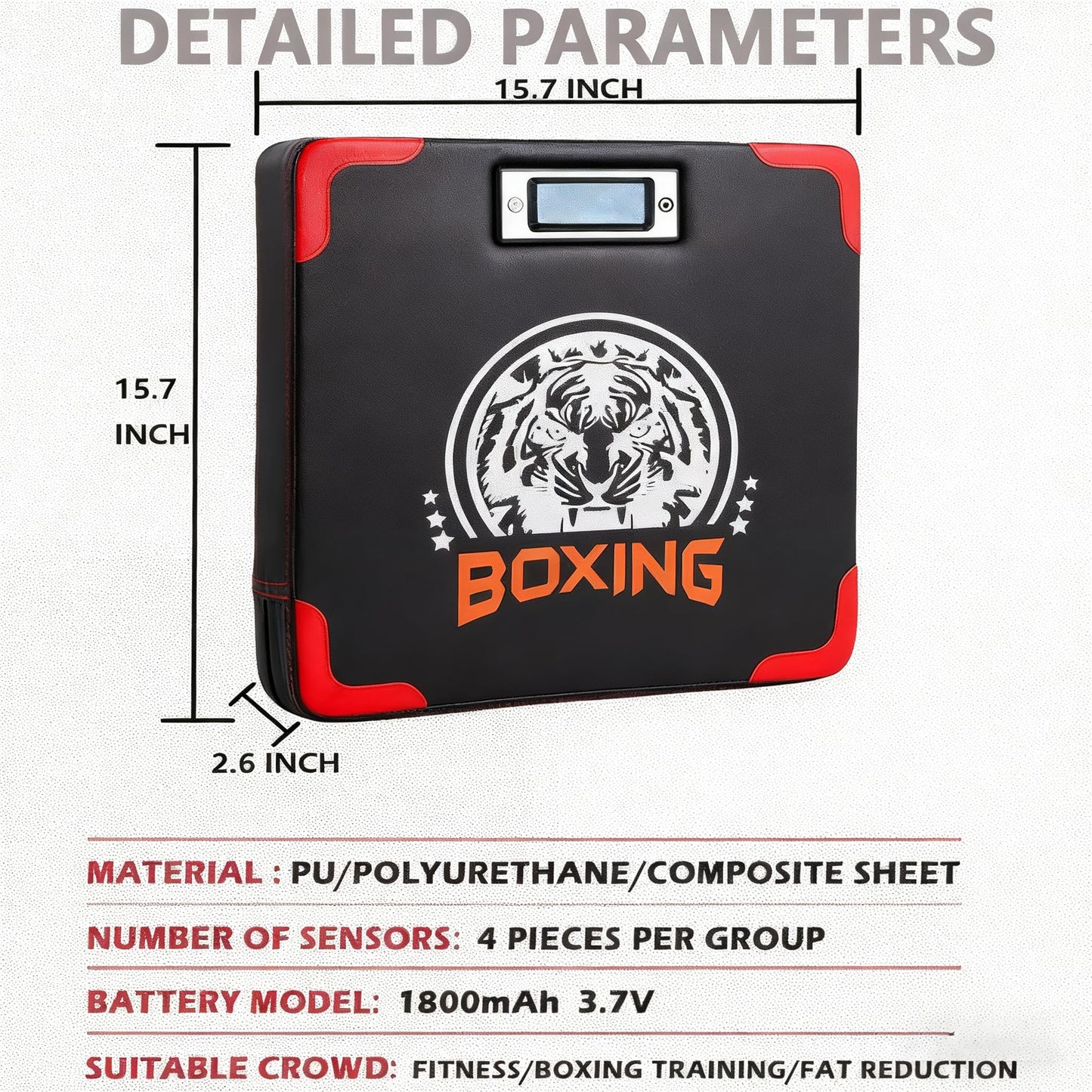 Boxing Strength Tester, That displays Strength and Speed, a Punch Machine with Adjustable Height, a Household Boxing Wall Hanging Machine, Adult and Kids Boxing Training Equipment.
