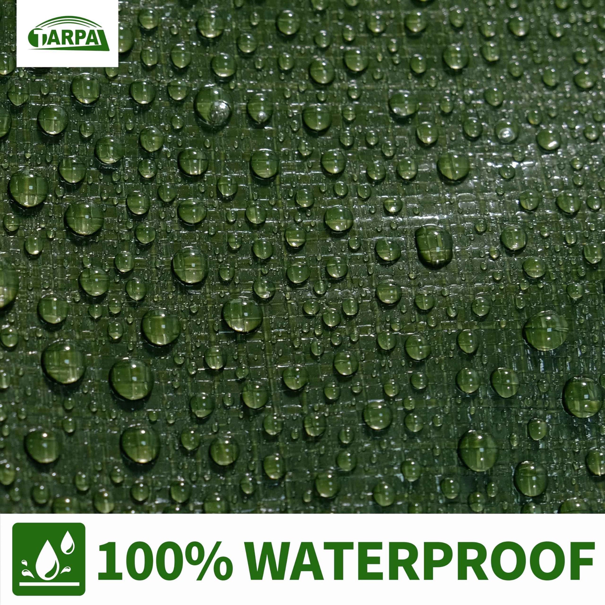 TARPAL 4x8FT Heavy Duty Waterproof Tarp 16mil Thick Tarps with Metal Grommets Every 17.7" UV Protection&Tear -Resistant Cover for Firewood,Roof,Pool,Car,RV&Outdoor Furniture（Green/Blue）