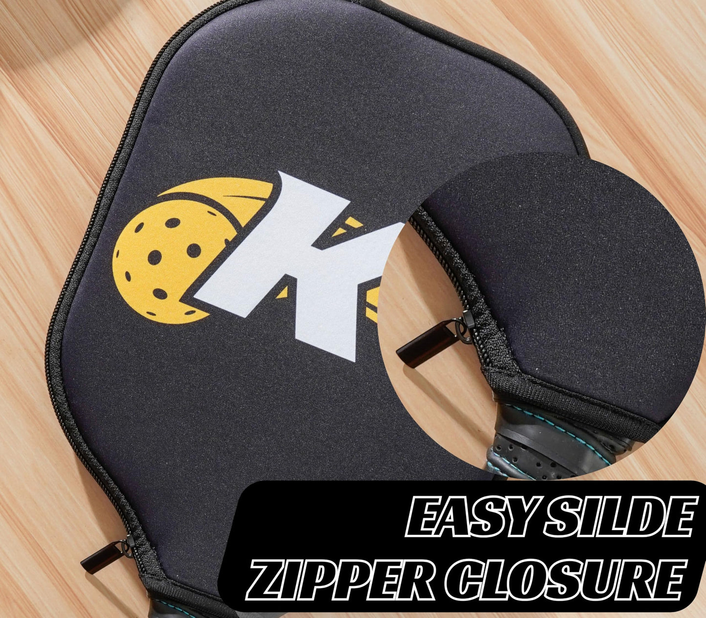 CybGene Pickleball Gifts for Men and Women, Pickleball Paddle Cover Gifts on Birthday and Christmas - J