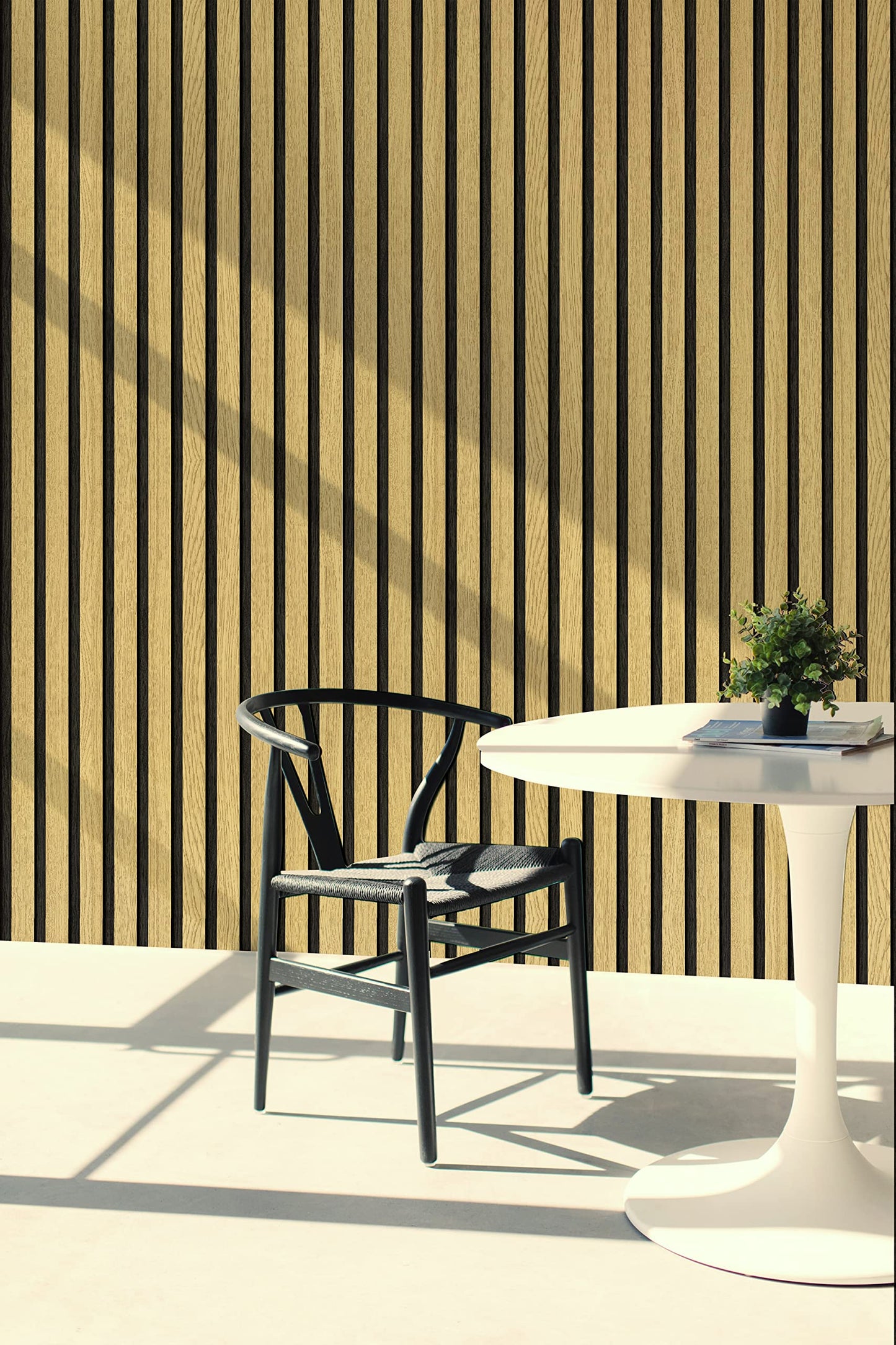 myforHD Wallpaper Peel and Stick Wood Grating Stripe Self-Adhesive Wallpaper Faux Wood Contact Paper Wood Slats Self Adhesive Wall Paper PVC Vinyl Film Removable Waterproof (Wood A, 17.3" x 118")
