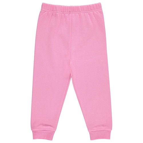 Cudlie 5-Pack Girls Joggers – Soft Cotton Blend Sweatpants for Toddlers & Kids | Cozy Lounge Pants, Playwear, and Active Joggers – Sizes 3 Months to 4T