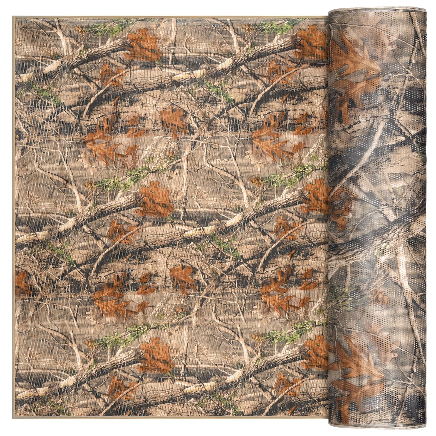 Camo Netting, Camouflage Netting, Quiet Mesh Sunshade, Fence Canopy Nets, See Through, Lightweight, Great for Concealment, Hunting, Shooting, Tree Stand, Car Cover, Photography, Decoration