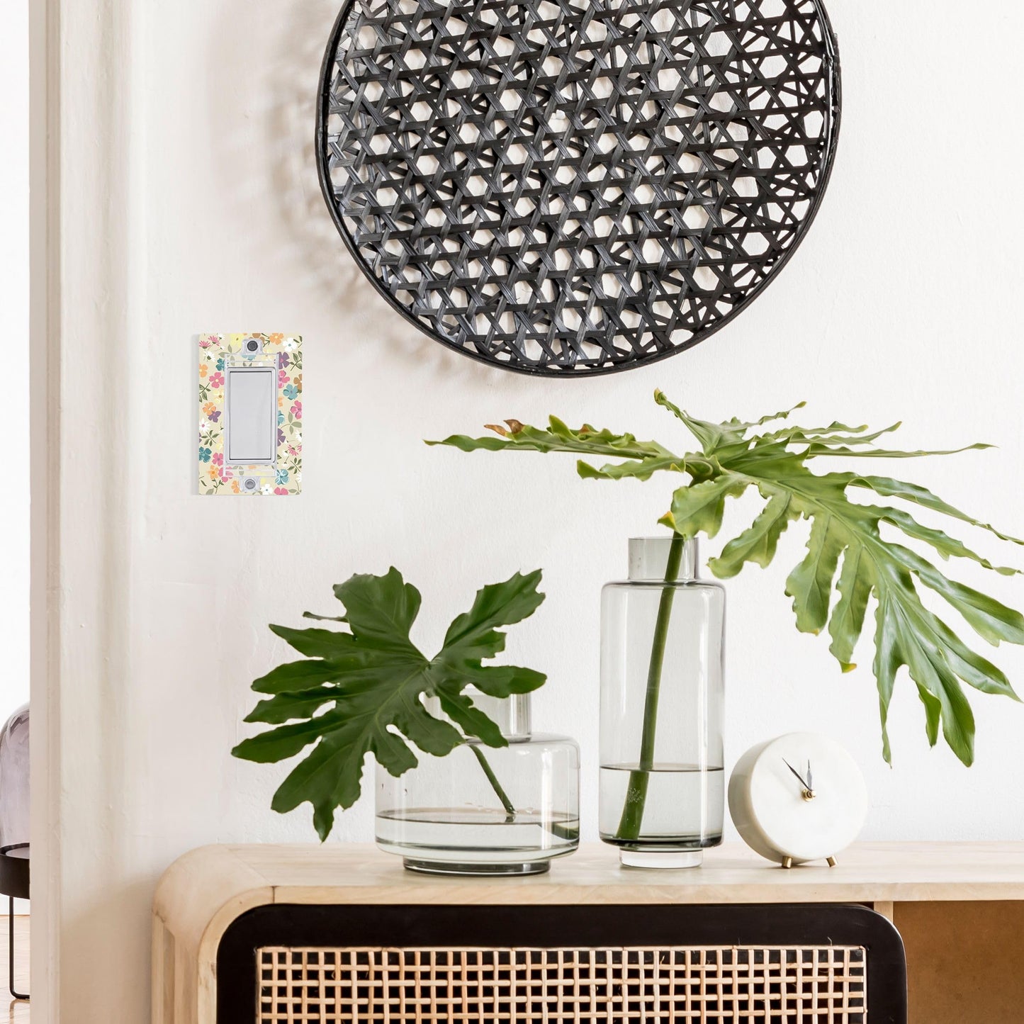 Bates- Magnetic Light Switch Guard, 4 Pack, Clear, Child Proof Light Switch Cover Child Proof