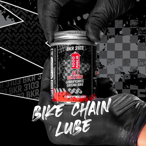 Errecom All Weather Bike Chain Lube - 4 oz Can with Brush for Optimal Performance in Any Condition