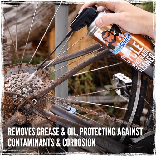 Tru-Tension | PrimeShine Cycle Drivetrain Cleaner | No Hassle Road, Mountain & E-Bikes Cleaner | Bicycle Tools & Accessories | 500ml