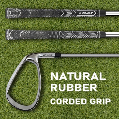 Gowolf Hollow Strike Golf Swing Trainer - Training Golf Club with Instant Feedback, Corrects Swing Path for Right Handed Golfers, Beginner to Advanced Practice Aid for Golfers