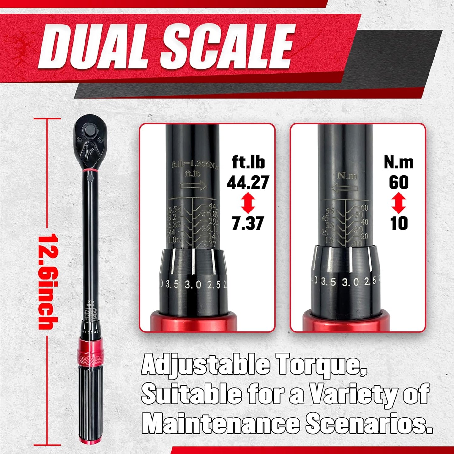 29-Piece Deep Impact Socket Set with Extensions | SAE & Metric Cr-V Steel