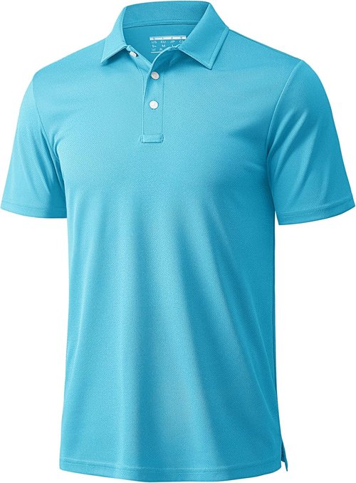 MAGCOMSEN Men's Polo Shirt - Quick Dry Short Sleeve Golf Tee for Casual Work & Outdoor Use