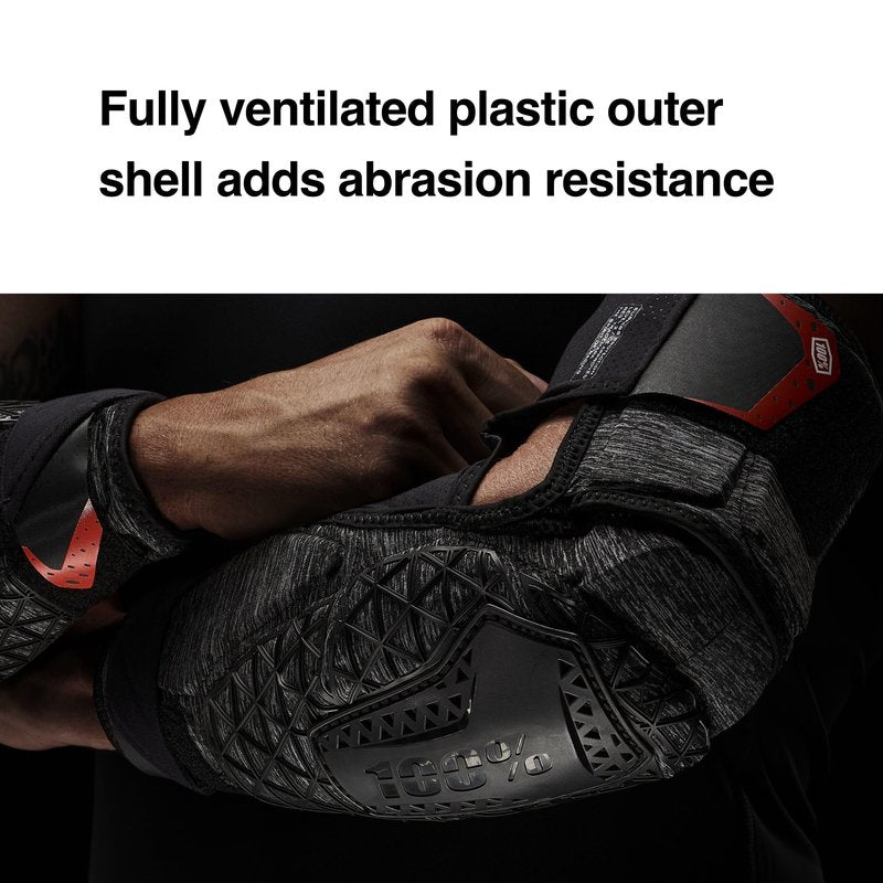 100% Surpass Mountain Biking Elbow Pad - MTB & BMX Protection - Heavy Duty Hard Plastic and Smartshock Impact Absorbing Foam Padding