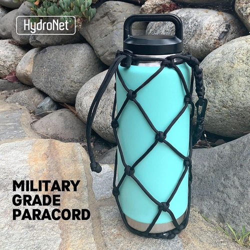Gearproz HydroNet Carry Bag - Versatile Handle & Shoulder Strap for YETI Rambler & Camelbak Bottles | Ideal for Hiking, Camping, Travel