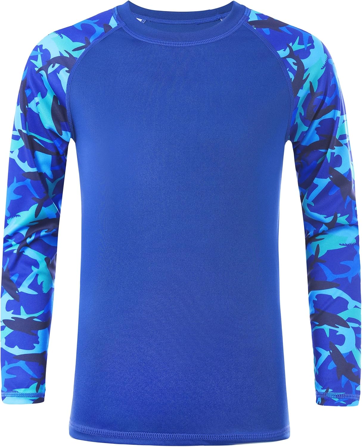 Skiennix Boys Rash Guard Swim Shirt - Long Sleeve UPF 50+ UV Protection | Quick Dry for Surf & Beach
