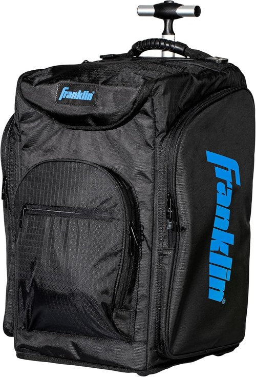 Franklin Sports Portable Pickleball Hopper Bag - 100-Ball Rolling Caddy for Easy Storage & Retrieval