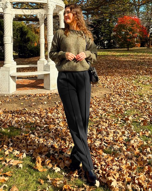 G4Free Women Wide Leg Pants with Pockets Long Sweatpants High Waist Straight Leg Track Pants Elastic Casual Workout Sweat Pants(Black,M,Tall)