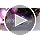 LED Crown Shaped Earrings - Shiny Glowing Studs - Purple - 1 Pair