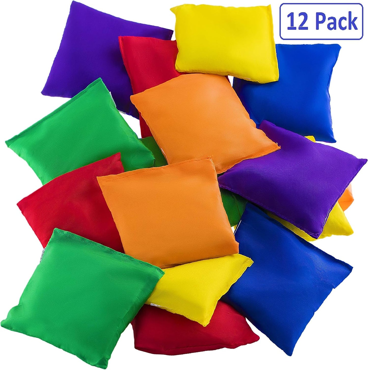 Prextex Nylon Bean Bags - Durable Indoor/Outdoor Comfort | Vibrant Colors & Soft Texture