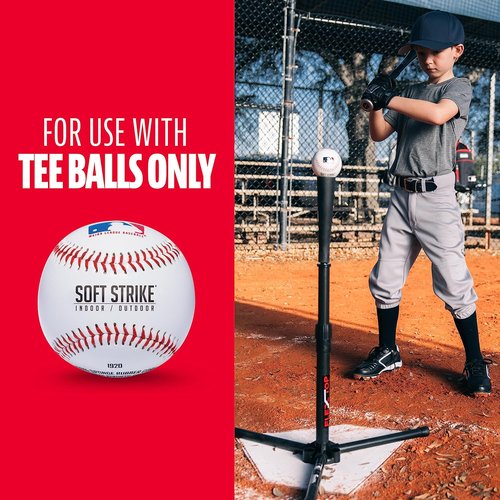Franklin Sports Kids Teeball Bat - Venom & Barracuda Aluminum Composite - USA Baseball Certified - Youth Drop -10 to -13