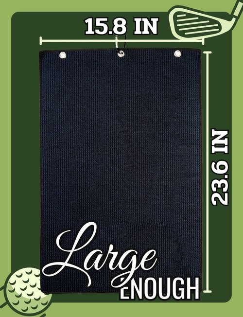 CybGene Golden Retriever Gifts Golf Towel, Gifts for Golden Retriever Lovers, 40 x 60cm Microfiber Golf Towel for Golf Bags for Birthday, Christmas