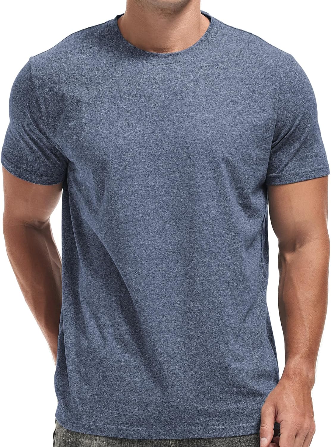 VEIISAR Men's Crew Neck T-Shirts - Premium Soft Casual Tees | Sizes S-4XL Available