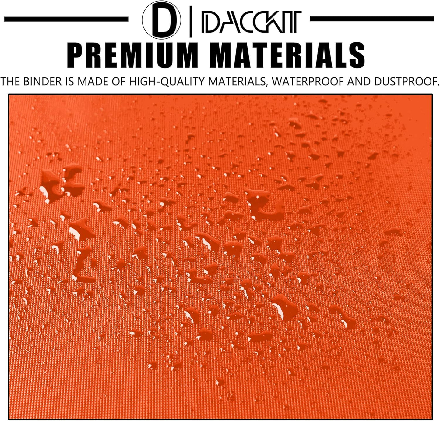 Premium Card Binder - 12 Pocket Design Fits 1200 Cards | 3X4 Ringless with Sleeves in Bright Orange