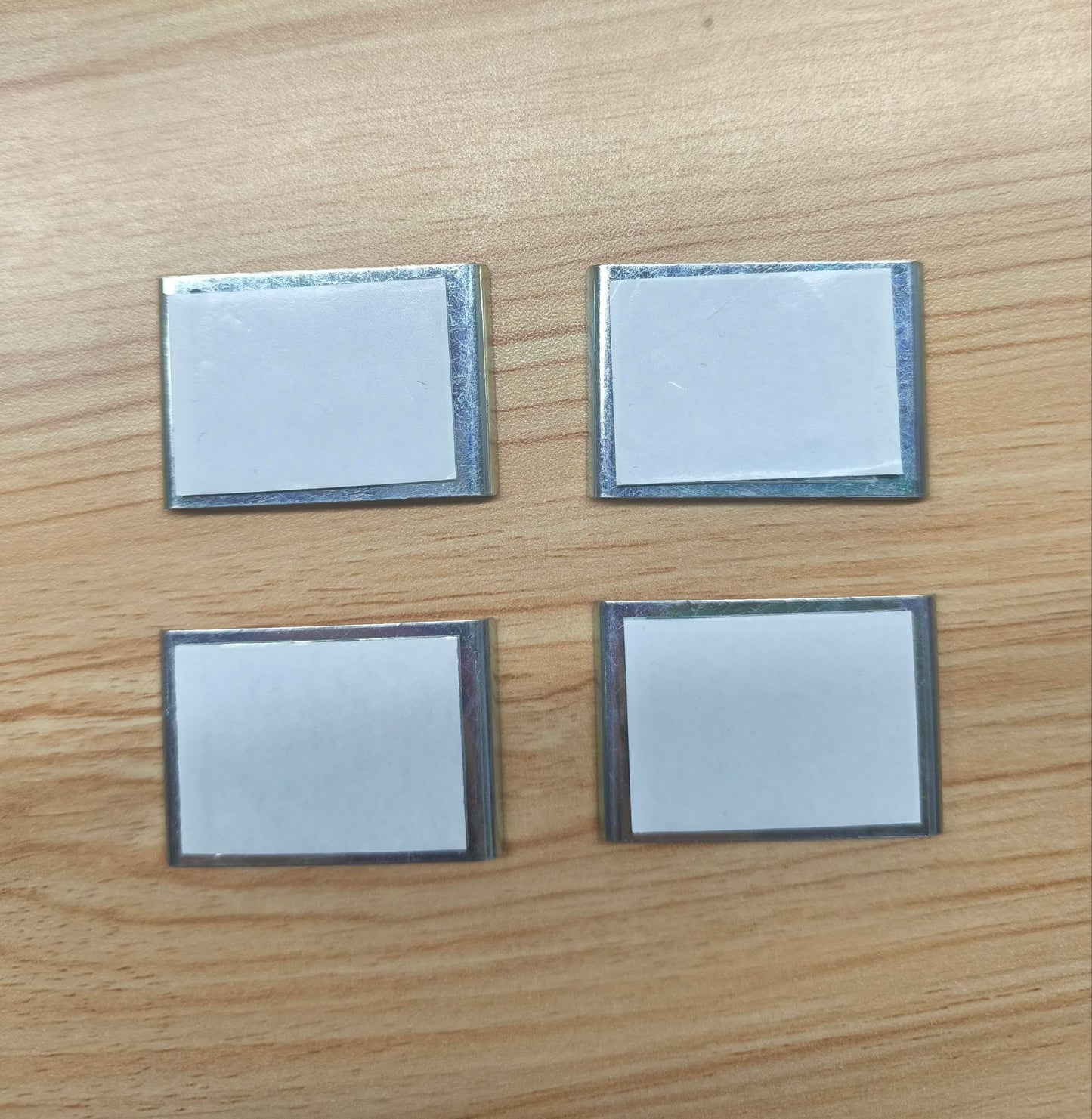 EZVALO 4 Pcs Under Cabinet Lighting Magnetic stickys for Replacement Magnetic Strips with Adhesive Backing