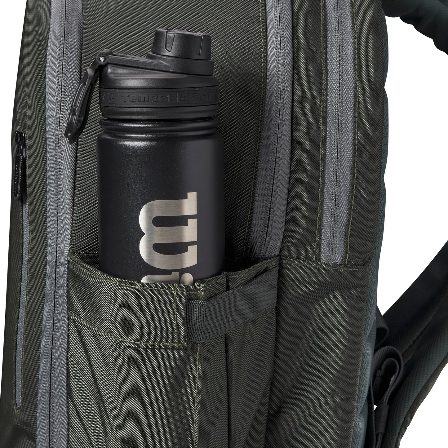 Wilson Tour Tennis Backpack - Dark Green, Holds up to 2 Rackets