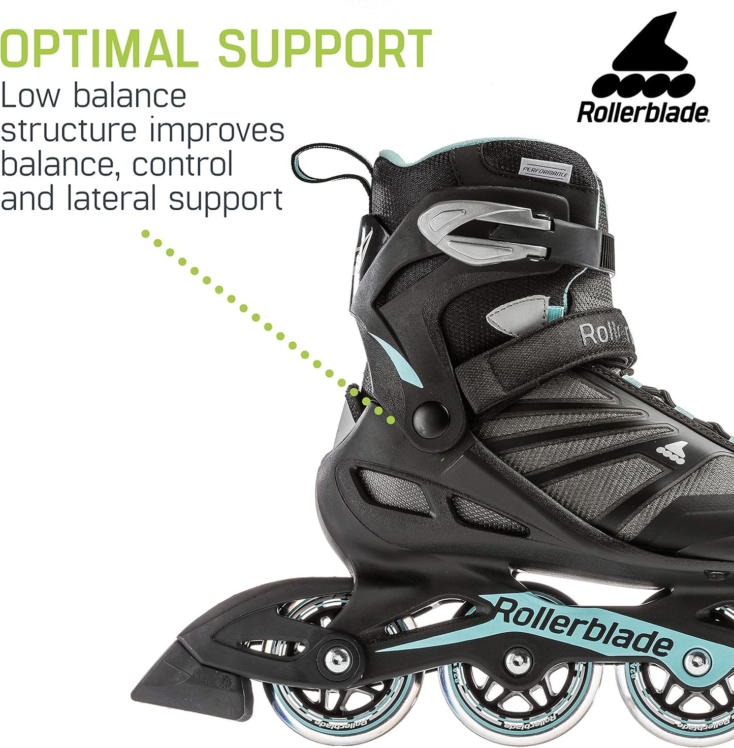 Rollerblade Zetrablade Women's Inline Skates - High-Performance Fitness Skating | Comfortable Fit