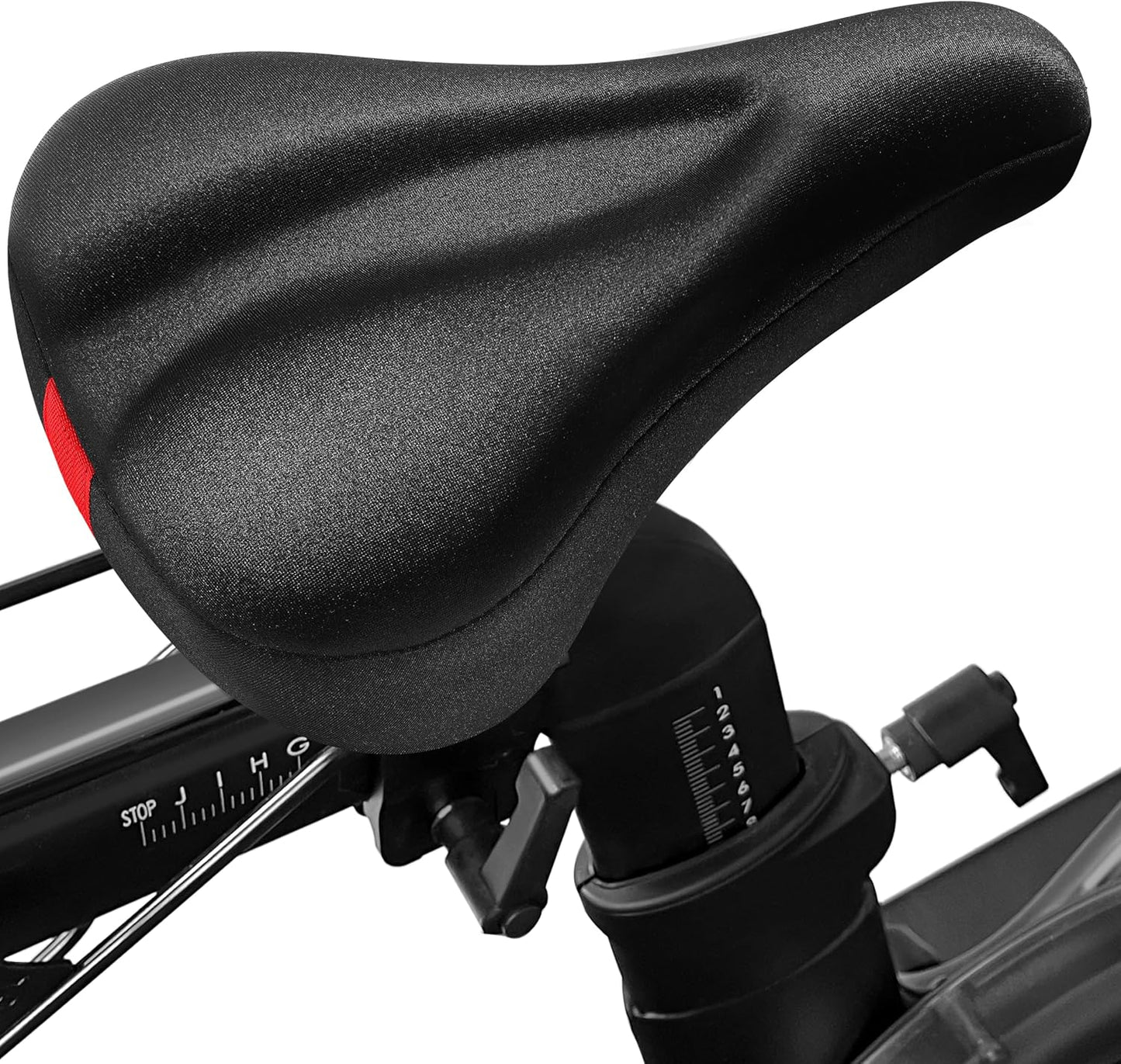 Peloton Bike Seat Cushion - Gel Bicycle Seat Cover for Comfort | Extra Padded Memory Foam, 11”x7”