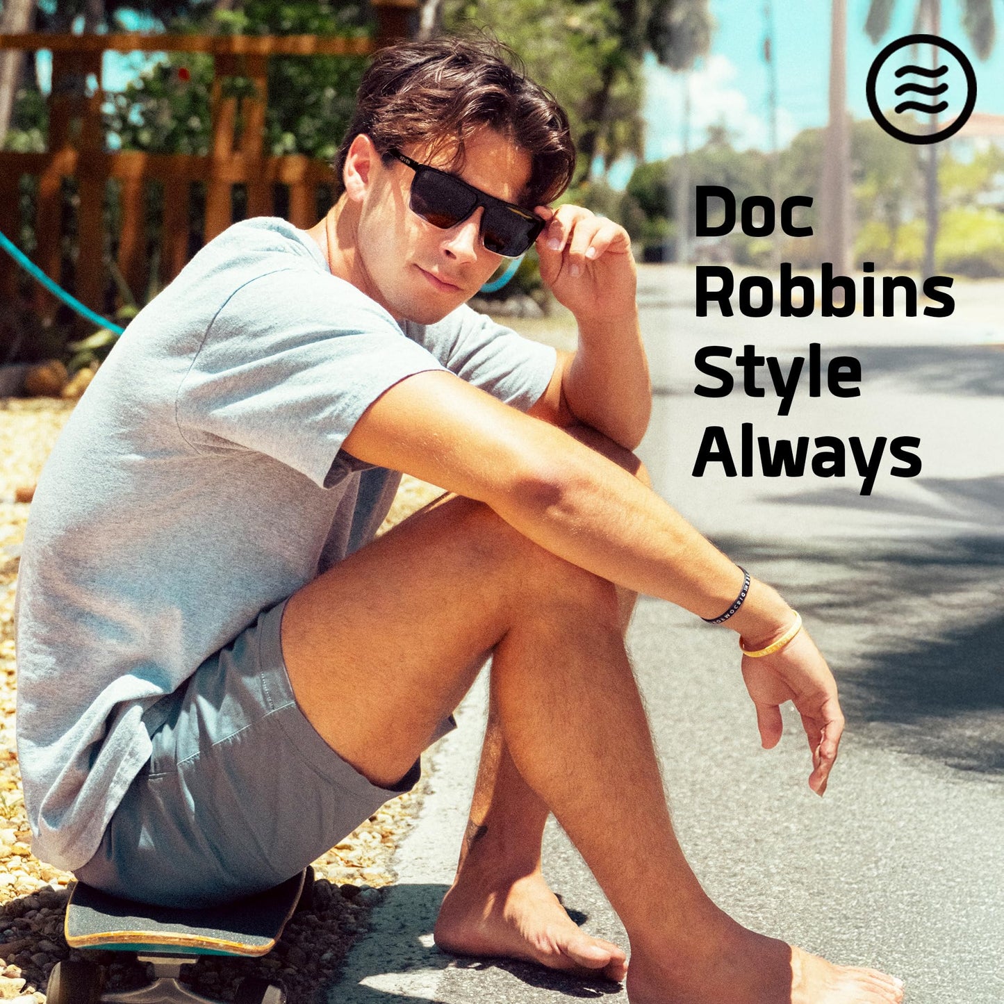 NEVEN Men's Polarized Sunglasses - Chic Rectangular Glasses - UV Protection Glasses for Coastal Activities.