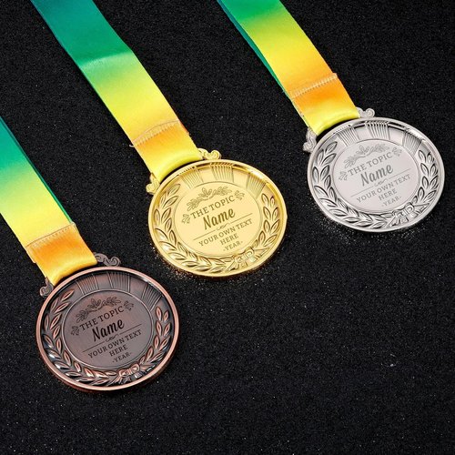 Custom Gold Medals - Personalized Award Medals for Sports, School Events & Ceremonies | Design Your Own