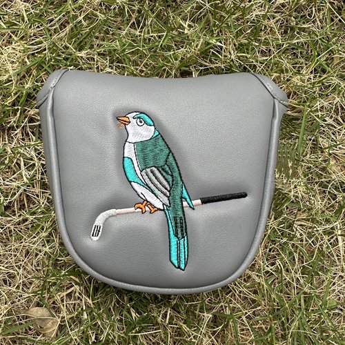 Golf Mallet Putter Cover, Golf Club Cover with Strong Magnetic Closure, PU Leather Waterproof Golf Putter Cover for Scotty Cameron Taylormade Odyssey