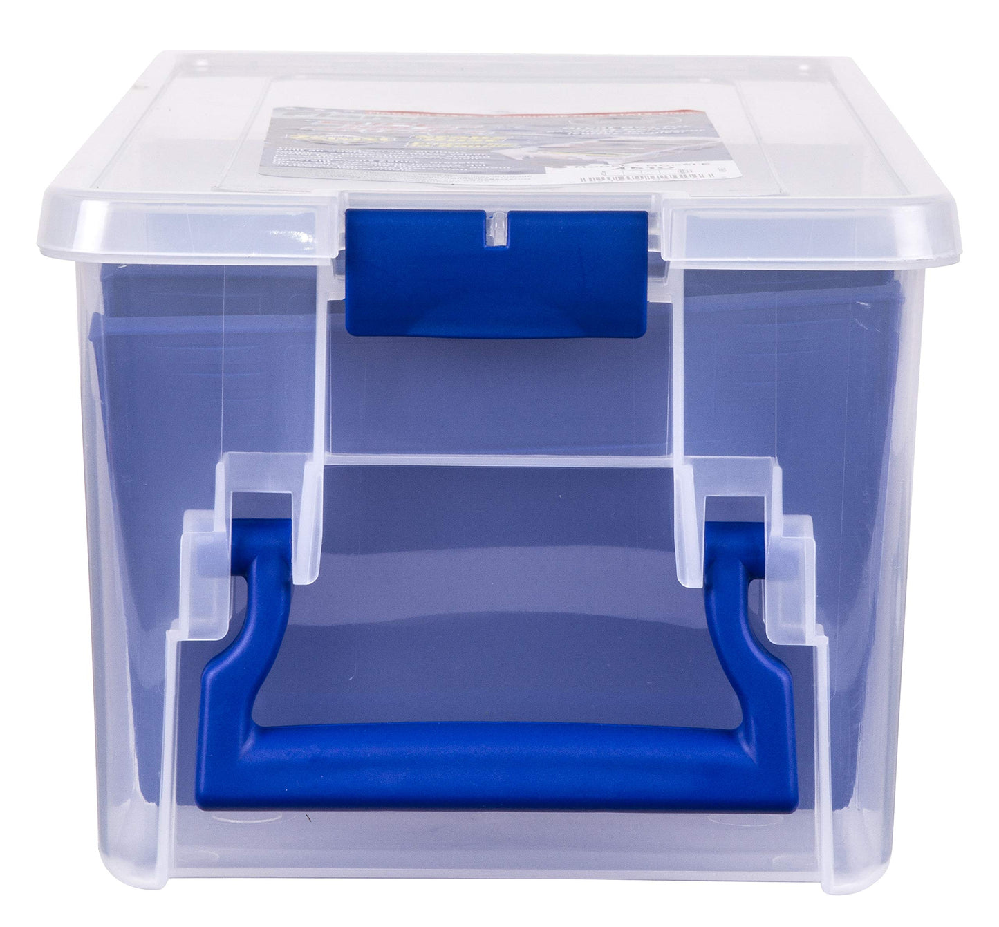 Flambeau Outdoors 4510 Clear Fishing Organizer - Super Half Satchel Soft Fishing Lure Storagees, Bait Organizer, Tuff Tainer with Zerust Anti-Rust Dividers