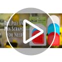 Versatile Pan Scraper Tool - Silicone Grip for Cast Iron & Dishes