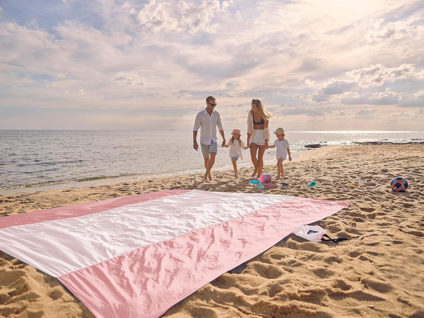 WEKAPO Beach Blanket - Extra Large Sandproof & Waterproof Mat | Quick-Drying, Compact Design for Vacation & Camping