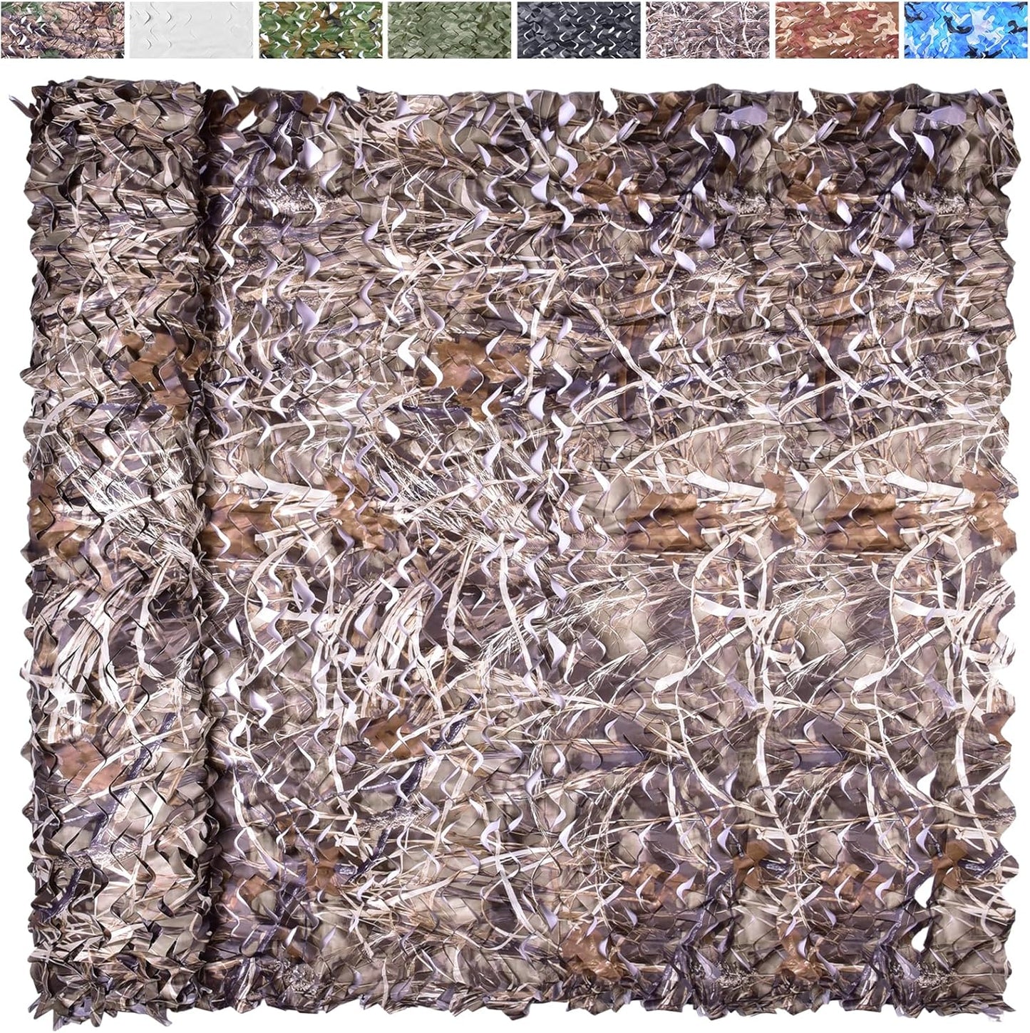 Skiennix Camo Netting - Versatile Camouflage Tarp for Hunting & Outdoor Decor | 20x20, 10x20, 10x10 Sizes