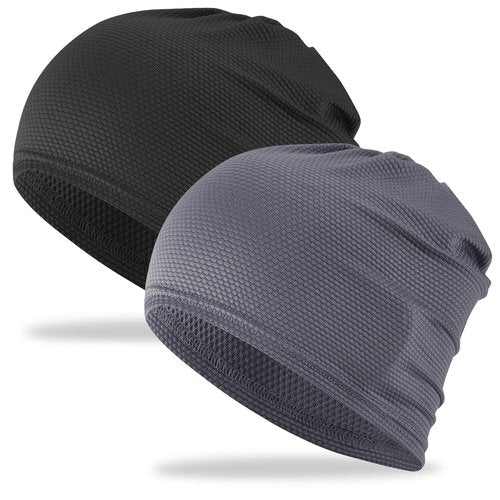 choshion Cooling Skull Caps for Men Women-Thin Breathable Mesh Beanie for Men Running Skull Cap for Cycling Gym & Outdoor Sports