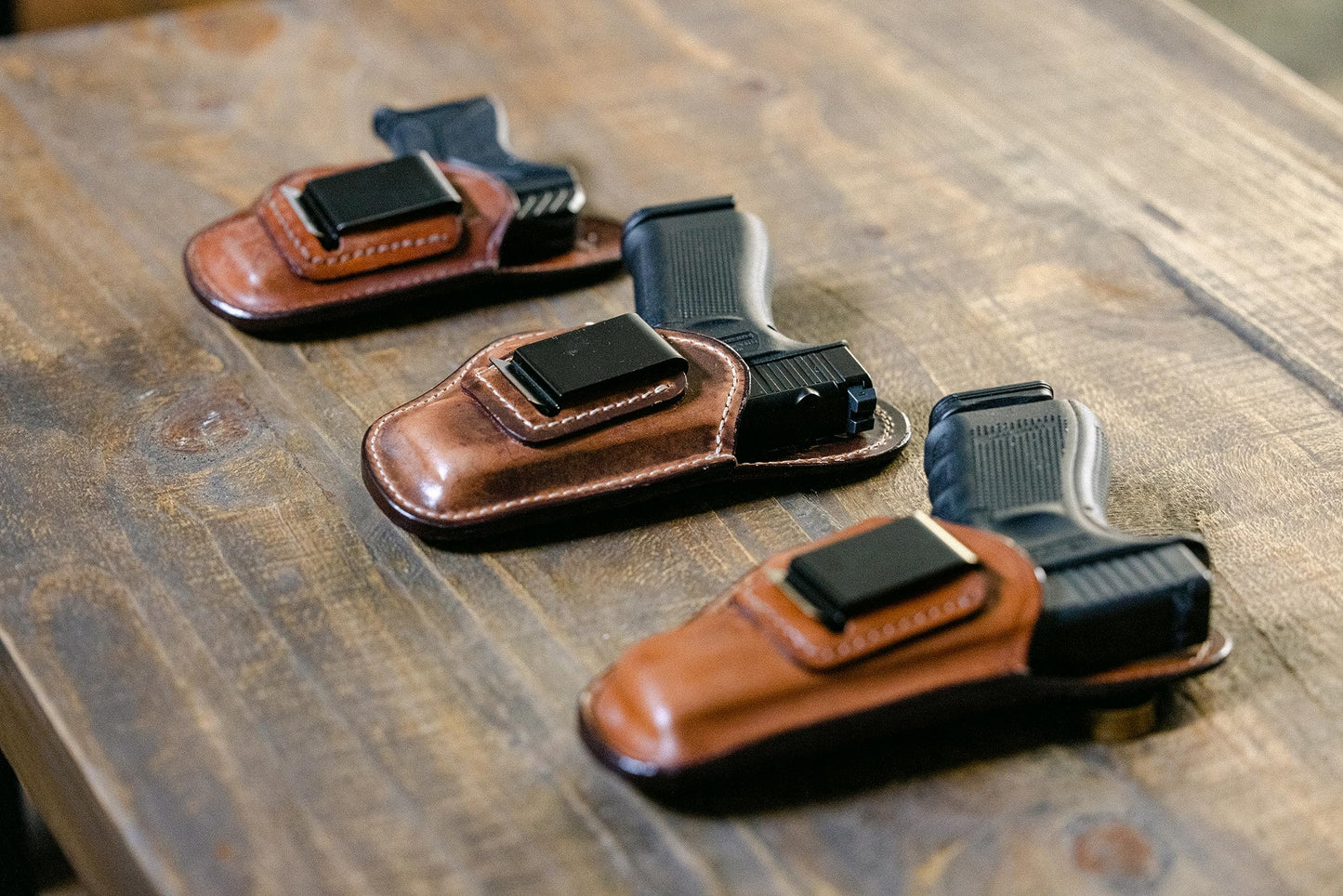 Bianchi Gun Leather Bianchi #100 Professionalâ„¢ IWB, Tan, Right Hand, SZ9, Beretta M84B Cheeta, Bersa Thunder 380, Diamondback DB9, DB40, SIG P230, P232, Walther PP, PPK, PPK/s